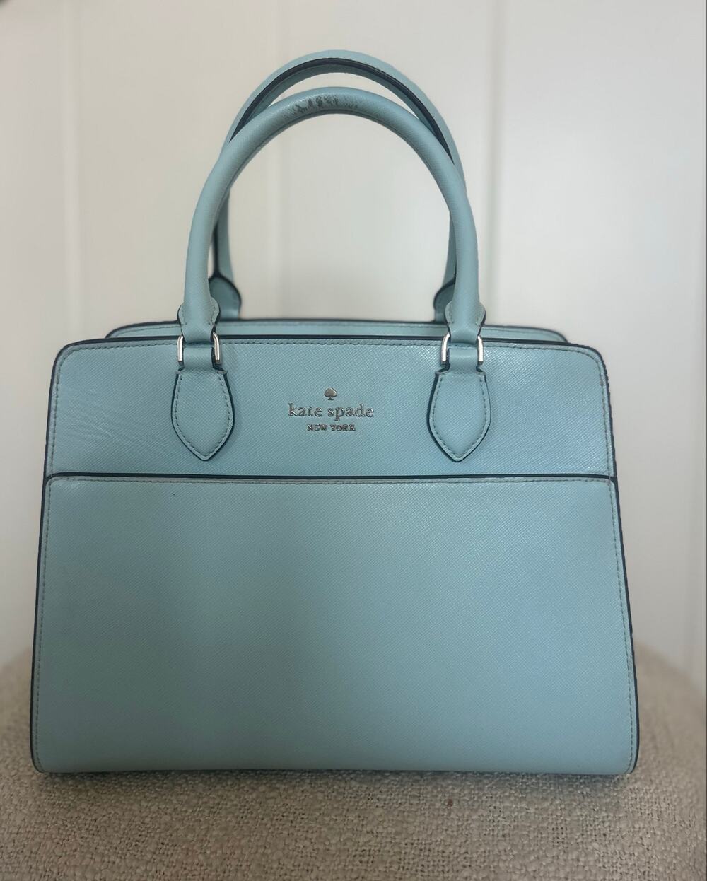 Kate Spade New York Madison Blue Glow Satchel Handbag
